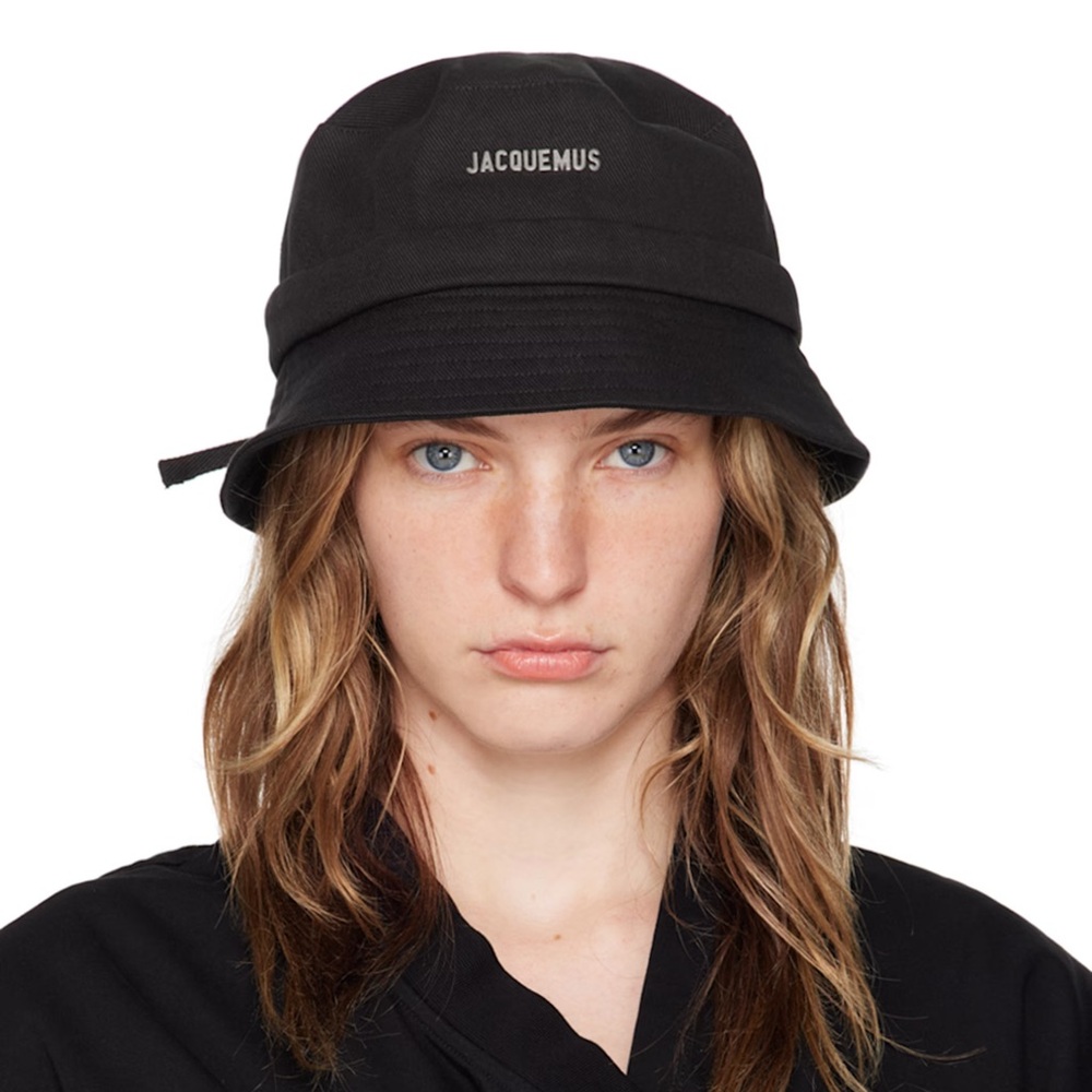 Jacquemus Black Les Classiques 'Le bob Gadjo' Bucket Hat
